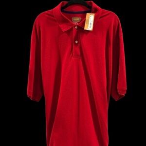 The Foundry Supply Co. Red Polo Shirt